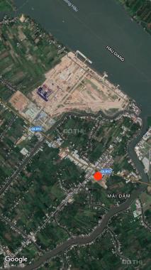 Bán 4 nền liền kề trung tâm thương mại Mái Dầm, Châu Thành, Hậu Giang - 800 triệu/nền