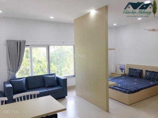 Cần cho thuê tòa nhà căn hộ dịch vụ full nội thất mặt tiền đường thông khu Kim Sơn