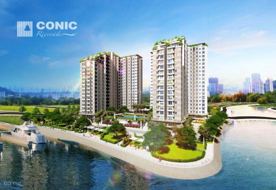 Căn hộ Conic Riverside quận 8 liền kề Phú Mỹ Hưng, view 3 mặt sông giá từ 1,3 tỷ/căn - 0903002996