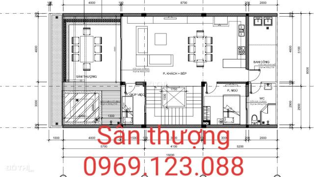 Cần bán nhà kết hợp VP 4 lầu, 450m2, thang máy, đường 12m, kế bên Phú Mỹ Hưng. 0969.123.088