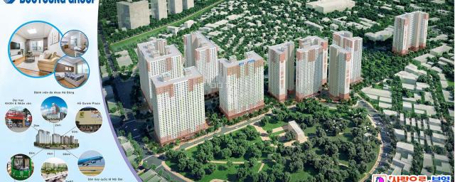 Bán căn hộ 2PN, dự án Booyoung full nội thất, trung tâm quận Hà Đông, giá 29 triệu/m2
