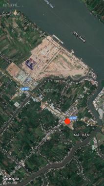 Bán 5 nền liền kề khu trung tâm thương mại Mái Dầm, Châu Thành, Hậu Giang - 800 triệu/nền