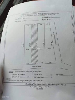 Bán lô đất kiệt 2m5 cách mặt tiền 40m gần chợ Hòa Thọ Tây vs UBND Hòa Thọ Tây gần khu công nghiệp