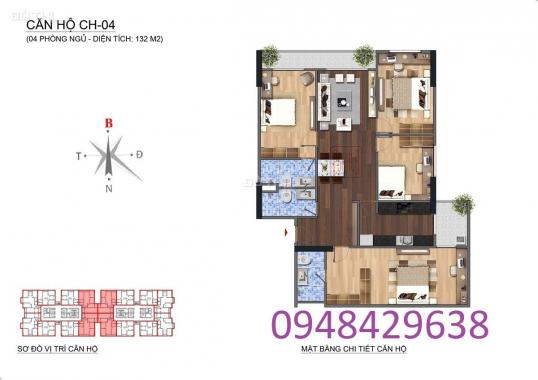Bán căn hộ chung cư ngoại giao đoàn, tòa N01T1 Lạc Hồng 2, giá chủ đầu tư. LH 0948429638