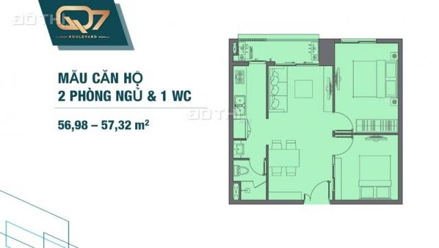 Bán căn hộ chung cư tại dự án Q7 Boulevard, HCM diện tích 58m2, 40 triệu/m2. Hotline 0987358448