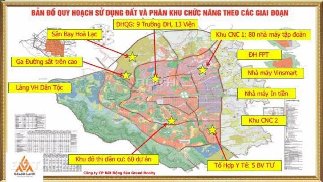 Bán đất tại tái định cư Đại học Quốc Gia, Quốc Oai, Hà Nội diện tích 200m2, giá 1,7 tỷ