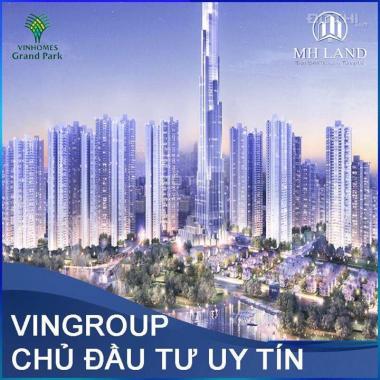 Bán căn hộ chung cư tại dự án Vinhomes Grand Park quận 9, Quận 9, Hồ Chí Minh. DT: 65m2, giá 1,8 tỷ