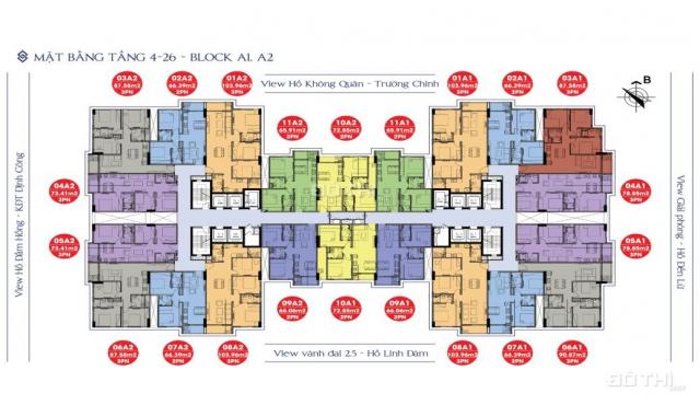 Chủ nhà bán gấp CH 176 Định Công: Tầng 1509(66m2) và 1606(87m2), siêu rẻ từ 28 tr/m2, LH 0985764006