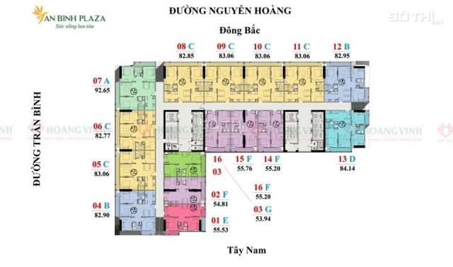 3 suất ngoại giao rẻ nhất thị trường dự án An Bình Plaza 97 Trần Bình, Mỹ Đình. LH: 0978648223