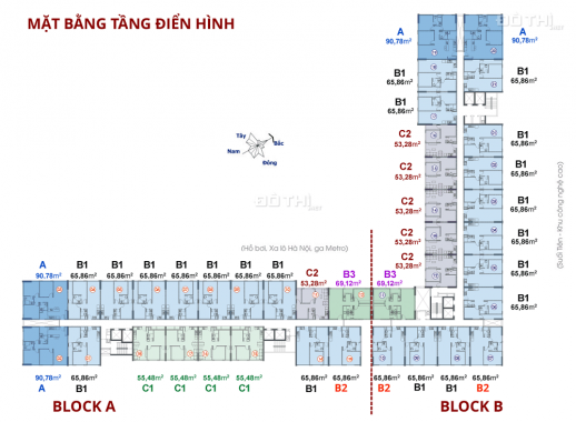 Bán căn hộ Sài Gòn Gateway, Quận 9, diện tích 53m2, giá 1.85 tỷ - nhận nhà ngay