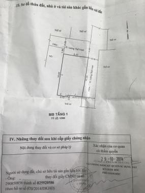 Chính chủ bán nhà góc 2 mặt tiền, đường Lương Thế Vinh, 6.5x11m
