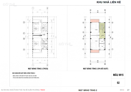 Bán gấp liền kề view vườn hoa KĐT Tasco Xuân Phương - Nam Từ Liêm, 90m2