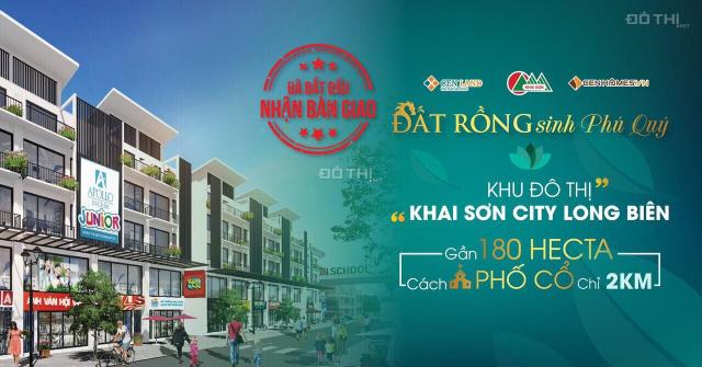 Chỉ với 2 tỷ sở hữu ngay shophouse Khai Sơn City Long Biên, sau 2 năm lợi nhuận 2 tỷ. LH 0936379228