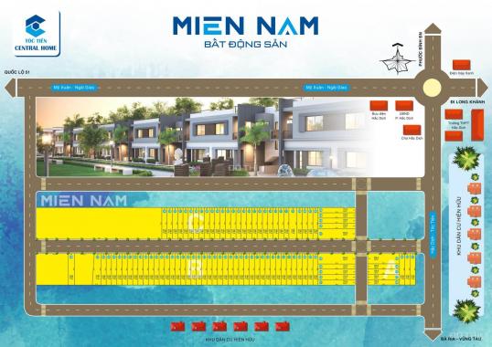 Đất nền thổ cư trung tâm Hắc Dịch, thị xã Phú Mỹ, sổ riêng, giá tốt nhất khu vực, sinh lời ngay