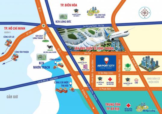 Dự án Long Thành Airport City chỉ 7.5 triệu/m2