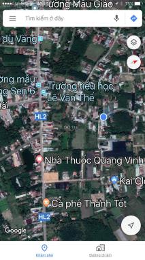 Bán gấp đất mặt tiền đường Lê Thị Khánh, Trung Lập Hạ, Củ Chi, dt 500m2, (300m2 thổ cư), giá 3.3 tỷ