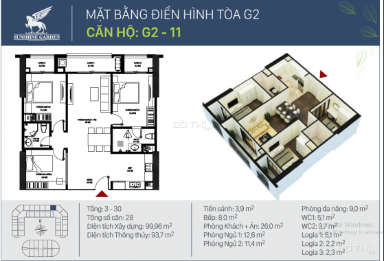 Bùng nổ siêu chính sách Sunshine Garden (Hotline: 0974034072) CK 255tr + 5% + 2%, tặng 2 năm phí DV