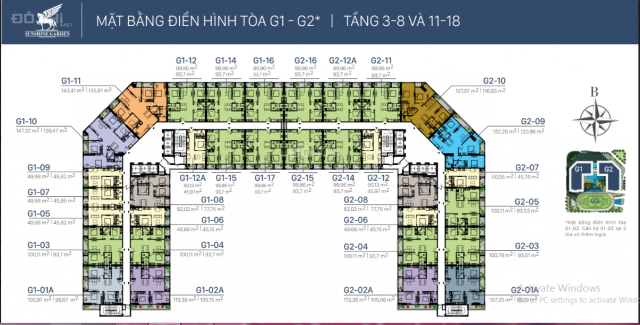 Bùng nổ siêu chính sách Sunshine Garden (Hotline: 0974034072) CK 255tr + 5% + 2%, tặng 2 năm phí DV