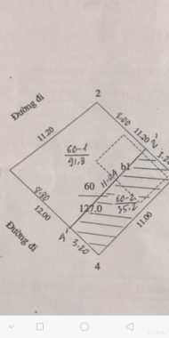 Bán nhà nát tính tiền đất 127m2 ngõ Nguyễn Khánh Toàn, MT 12m