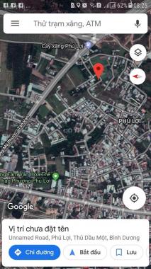 Bán đất giá 1 tỷ 55, hẻm 322 Huỳnh Văn Lũy, phường Phú Lợi, TP. Thủ Dầu Một. Diện tích: 62,55m2