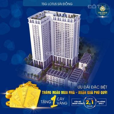 Gói quà tặng hơn 140 triệu đồng từ CĐT khi mua căn hộ TSG Lotus Sài Đồng, quận Long Biên