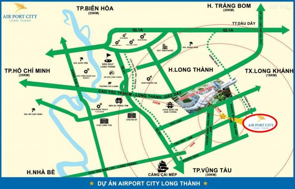 Bán đất MT Quốc Lộ 51 giá 699 triệu, SH riêng, ngay sân bay quốc tế Long Thành, LH 0336694466