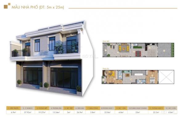 Mở bán nhà phố liền kề TT TP Đồng Xoài, giá chỉ 2.39 tỷ/căn, CK 10%, hỗ trợ vay 0% LS