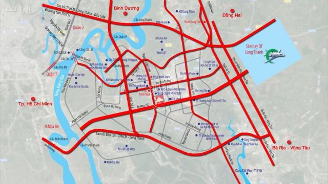 Bán đất dự án khu đô thị Mega City 2, Nhơn Trạch, Đồng Nai, diện tích 100m2, giá 8 triệu/m2