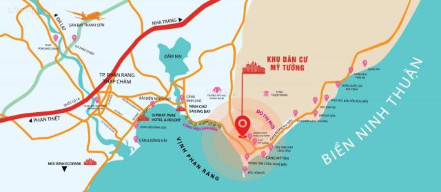 KDC Mỹ Tường ven biển Ninh Chữ, trung tâm Ninh Hải giá chỉ 868 tr/lô