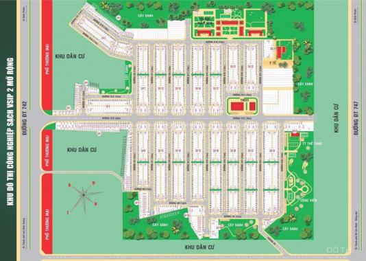 Dự án đầu tư Hana Garden Mall Vsip 2 Bình Dương, nhận giữ chỗ 300 lô (20 lô góc). LH 0981.963.001