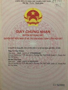 Bán gấp 10 lô đất Phan Văn Hớn - Hóc Môn, xây tự do, SH riêng, bao sang tên ngay LH 0938444711