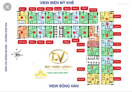 Chính chủ cần bán căn hộ Monarchy block B, căn hộ view sông Hàn