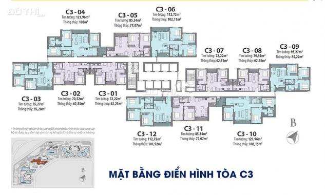 Bán căn hộ chung cư tại dự án Vinhomes D'Capitale, Cầu Giấy, Hà Nội, diện tích 95m2, giá 5.68 tỷ