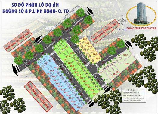 Đất nền SHR từng nền, thổ cư 100%, bao GPXD, đường 7m, gần chợ Xuân Hiệp, Đường 8, Linh Xuân