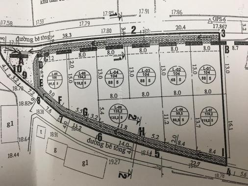 Bán 2 lô đất đấu giá liền nhau thôn Thắng Trí, xã Minh Trí, Sóc Sơn, 3 mặt thoáng 134.2m2, 3.7tr/m2