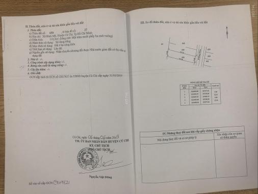 Cần tiền cho con trai du học - nên cần bán rẻ lô đất thổ cư 110m2 Lê Văn Khương nối dài