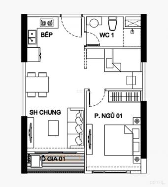 Bán căn hộ CC 1PN Vinhomes Smart City Tây Mỗ giá siêu hot