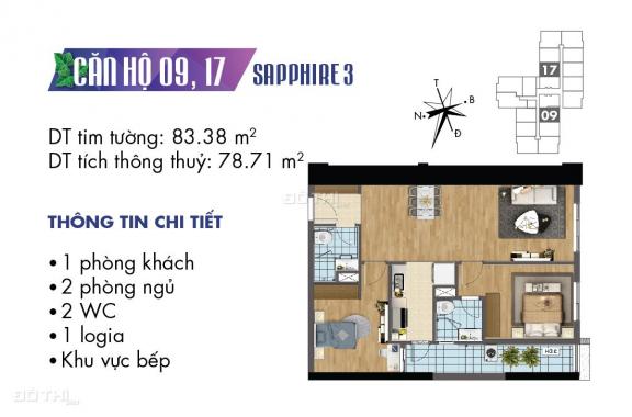 Chỉ đóng 50% ký HĐMB, nhận nhà ở ngay tại Goldmark City - số còn lại TT trong 2 năm tiếp theo