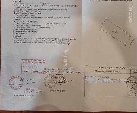 Bán nhà riêng ngõ 91 Nguyễn Chí Thanh, phân lô ô tô đỗ cửa: 30m2, 3 tầng, 5.2 tỷ