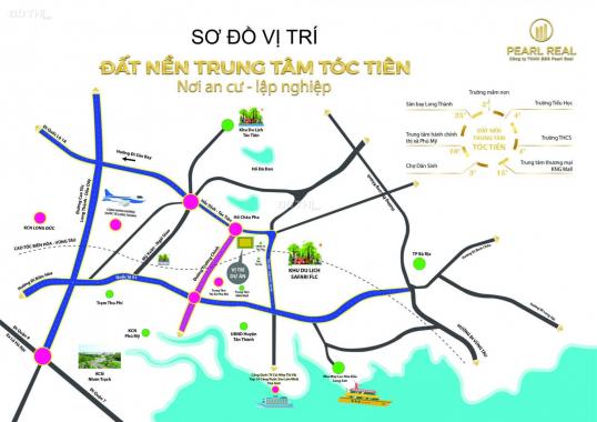 Bán đất đường Hắc Dịch - Tóc Tiên, Phú Mỹ, BRVT, diện tích 125m2 giá 8 tr/m2