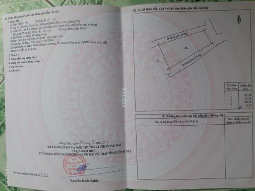 Bán đất Bửu Hòa sổ hồng 3 mặt tiền, 184m2, giá 1,5 tỷ