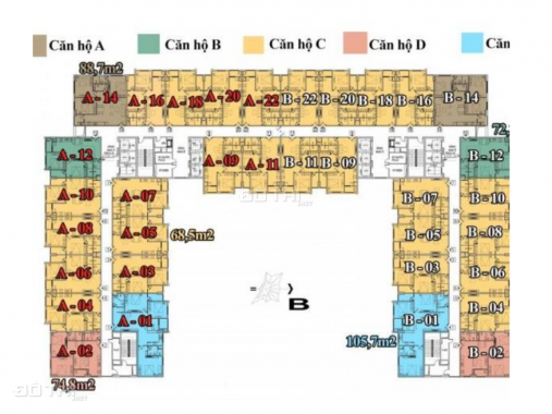 Chính chủ bán căn hộ A1414 chung cư Athena Complex Xuân Phương, Nam Từ Liêm, 89m2, 3 PN