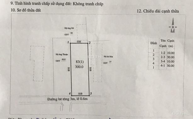 Bán đất kiệt Trần Hưng Đạo, Điện Ngọc, mặt tiền đường 4m, ô tô ra vào vô tư, kích thước 10x30m