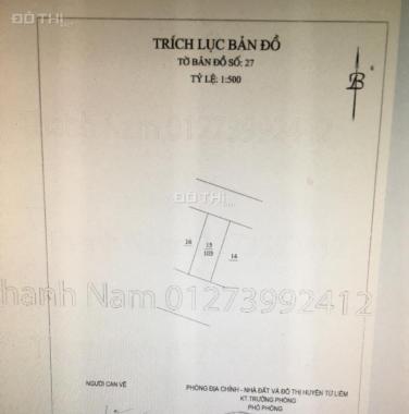 Bán đất khu Liên Cơ, Mỹ Đình, khu văn phòng, hai mặt tiền đường ô tô 10m và 7m. LH: 0813 992 412