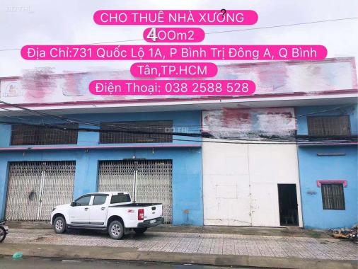 Cho thuê nhà xưởng tại 731 Quốc Lộ 1A, P. Bình Hưng Hòa, Q. Bình Tân, TP. HCM