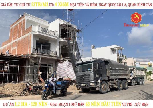 Bán đất tại đường 18B, Phường Bình Hưng Hòa A, Bình Tân, Hồ Chí Minh, DT 80m2, giá 52 triệu/m2