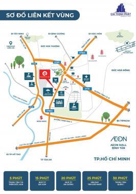 Bảng giá chính thức khu dân cư Dragon Tân Tạo, giá từ 490 triệu/nền, sổ riêng