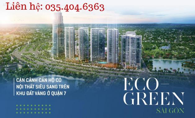 Bán căn hộ chung cư Eco Green Sài Gòn, Quận 7, Hồ Chí Minh, diện tích 72m2, giá 3.5 tỷ