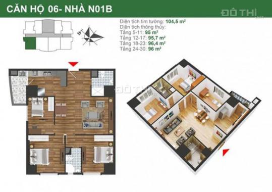 Bán căn hộ chung cư dự án khu nhà ở Quân đội K35 Tân Mai, Hoàng Mai, Hà Nội, diện tích 121m2