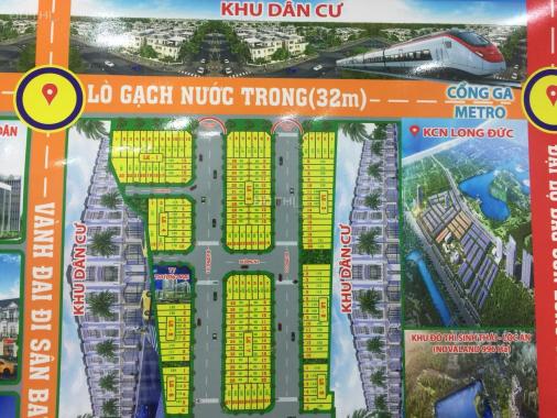 Bán đất 90m2-200m2 MT QL51, Lò Gạch Nước Trong, khu dân cư Novaland, thổ cư, SHR, 12tr/m2